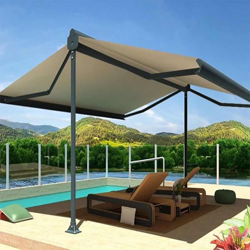 Bạt PVC cho mái hiên gấp ngoài trời Full Cassette Awning