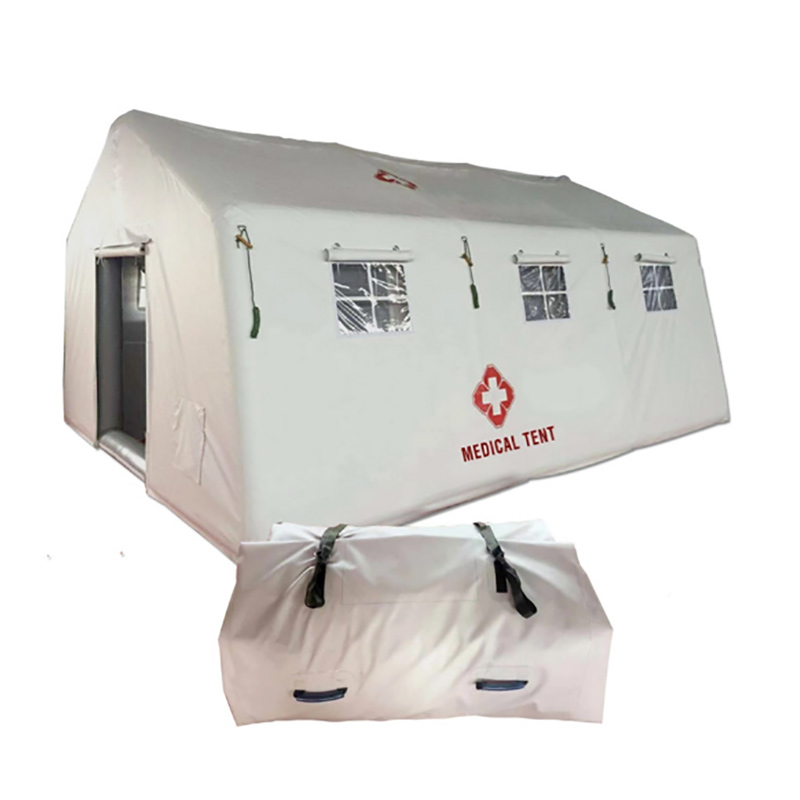 Vải Polyester tráng PVC cho lều bệnh viện y tế bơm hơi không thấm nước cho trường hợp khẩn cấp