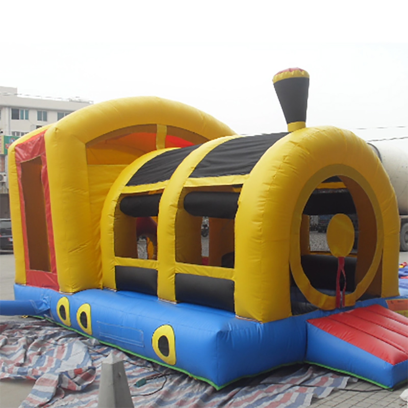 Vải Polyester tráng PVC cho nhà Bouncy bơm hơi