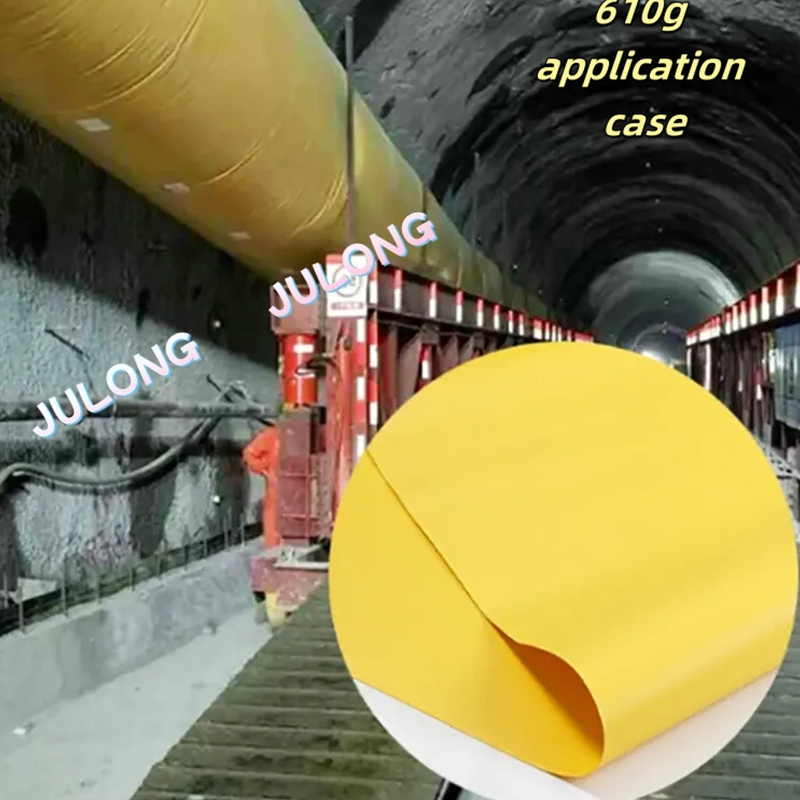 Vải polyester phủ PVC cho hệ thống thông gió khai thác